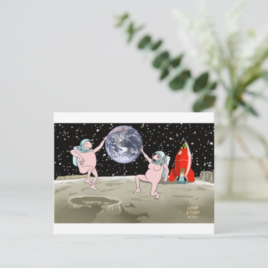 Liebe 4 postkarte (Stehend Vorderseite)