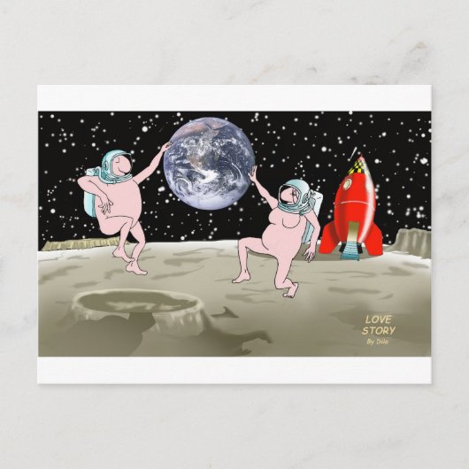 Liebe 4 postkarte (Vorderseite)