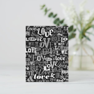 LIEBE 4 POSTKARTE