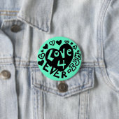 Liebe 4Ever ISH Knopf/Anstecknadel Button (Beispiel)