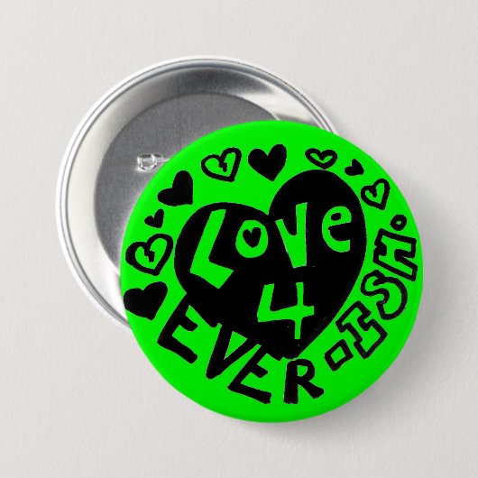 Liebe 4JEDER ISH-Button/Button Button (Vorne & Hinten)
