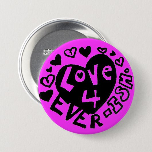 Liebe 4JEDER ISH-Button/Button Button (Vorne & Hinten)
