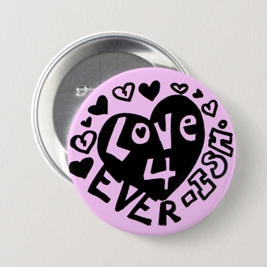 Liebe 4JEDER ISH-Button/Button Button (Vorne & Hinten)