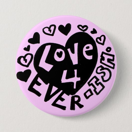 Liebe 4JEDER ISH-Button/Button Button (Vorderseite)