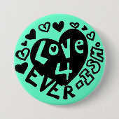 Liebe 4JEDER ISH-Button/Button Button (Vorderseite)