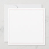 LIEBE 5.25" quadratische Flachkarte Karte (Rückseite)