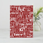 LIEBE 5 DANKESKARTE (Stehend Vorderseite)