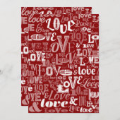 LIEBE 5 DANKESKARTE (Vorne/Hinten)