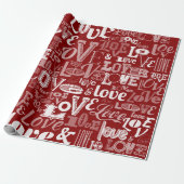 Liebe 5 geschenkpapier (Ungerollt)
