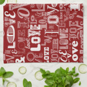 LIEBE 5 GESCHIRRTUCH (Gefaltet)