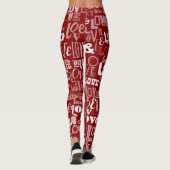 LIEBE 5 LEGGINGS (Rückseite)