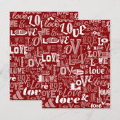 LIEBE 5 MITTEILUNGSKARTE (Vorne/Hinten)