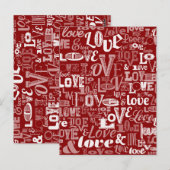 LIEBE 5 POSTKARTE (Vorne/Hinten)