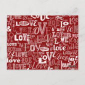 LIEBE 5 POSTKARTE (Rückseite)