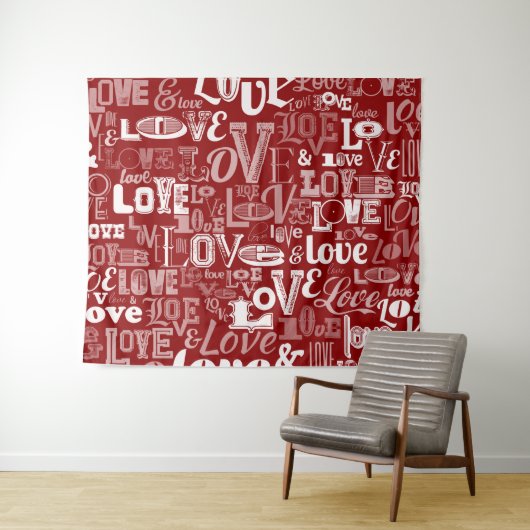 LIEBE 5 WANDTEPPICH (Beispiel (Horizontal))