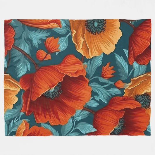 Liebe 60 x 80 Fleece Blanket (Vorderseite (Horizontal))