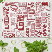 LIEBE 6 GESCHIRRTUCH (Gefaltet)