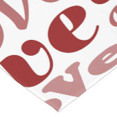 LIEBE 6 KURZER TISCHLÄUFER (Ecke)