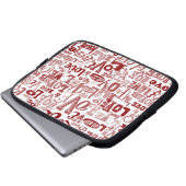 LIEBE 6 LAPTOPSCHUTZHÜLLE (Vorne Knopf)