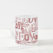 LIEBE 6 MATTGLASTASSE (Vorderseite Links)