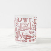 LIEBE 6 MATTGLASTASSE (Mittel)