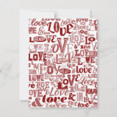 LIEBE 6 MITTEILUNGSKARTE (Rückseite)