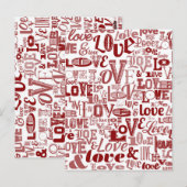 LIEBE 6 POSTKARTE (Vorne/Hinten)