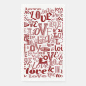 LIEBE 6 SERVIETTE (Vorderseite)