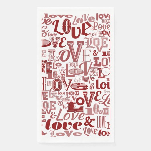 LIEBE 6 SERVIETTE (Vorderseite)