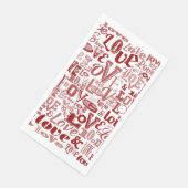 LIEBE 6 SERVIETTE (Ecke)