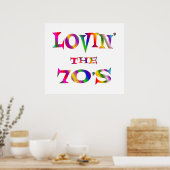 Liebe 70er Poster (Küche)