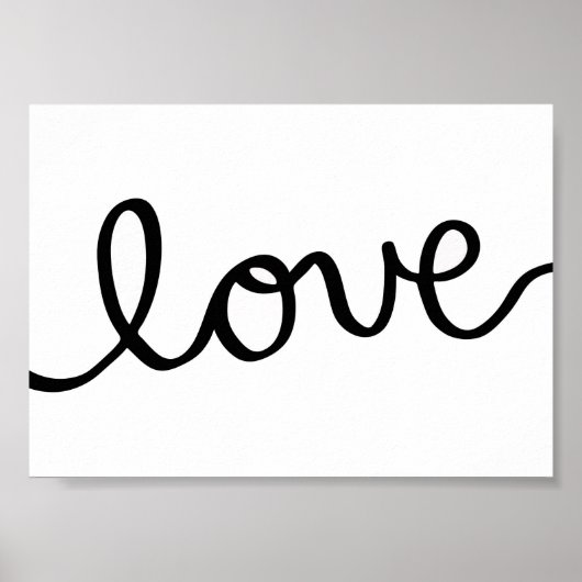 Liebe - 7 x 5 Zoll - Kunstposter Poster (Vorne)