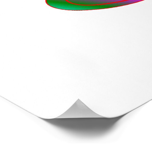 Liebe 80er Poster (Ecke)