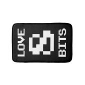 Liebe 8 Bits Badematte (Vorderseite)