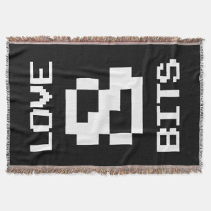 Liebe 8 Bits Decke