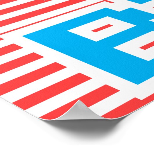 Liebe 8 Bits Poster (Ecke)