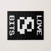 Liebe 8 Bits Puzzle (Horizontal)