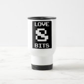 Liebe 8 Bits Reisebecher (Mittel)