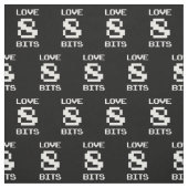 Liebe 8 Bits Stoff (Muster)