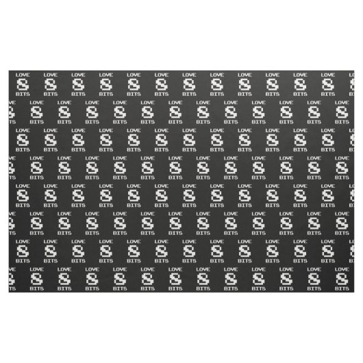Liebe 8 Bits Stoff (Fat Quarter (45,7 x 55,9 cm))