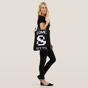 Liebe 8 Bits Tasche
