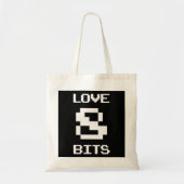 Liebe 8 Bits Tragetasche (Vorne)