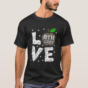 Liebe 8. Klasse Apfelwein Zurück zum Lehrer T-Shirt