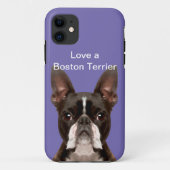 Liebe A Boston Terrier Case-Mate iPhone Hülle (Rückseite)
