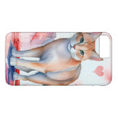Liebe a Cat Case-Mate iPhone Hülle (Rückseite (Horizontal))