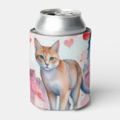 Liebe a Cat Dosenkühler (Kanne Vorderseite)