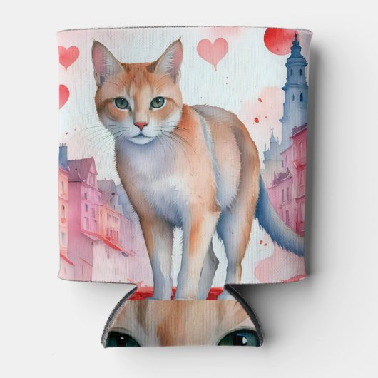 Liebe a Cat Dosenkühler (Vorderseite)