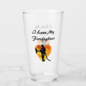 Liebe A Feuerwehrmann Glas (Rückseite)