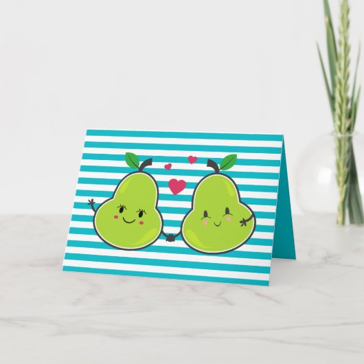 Liebe "A Great Birn" Kawaii Valentinstag Card Karte (Vorderseite)