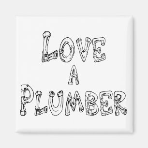 Liebe a Klempner Magnet